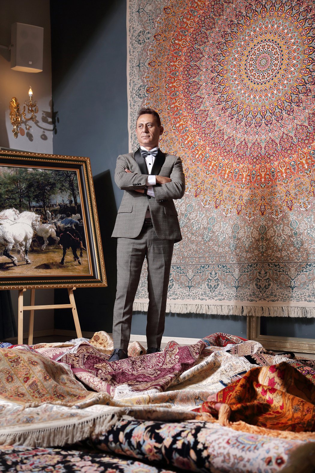Arsham皇家波斯地毯創辦人范迪紳。圖片提供／Arsham 皇家波斯地毯