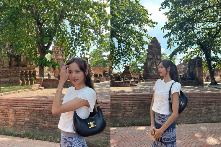 Lisa在泰國大城的美照，吸引許多人前往觀光。圖／摘自IG