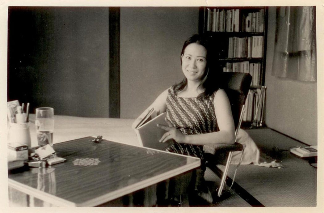 林文月1970年初夏，攝於京都北白川通寄寓讀書處。本報資料照片