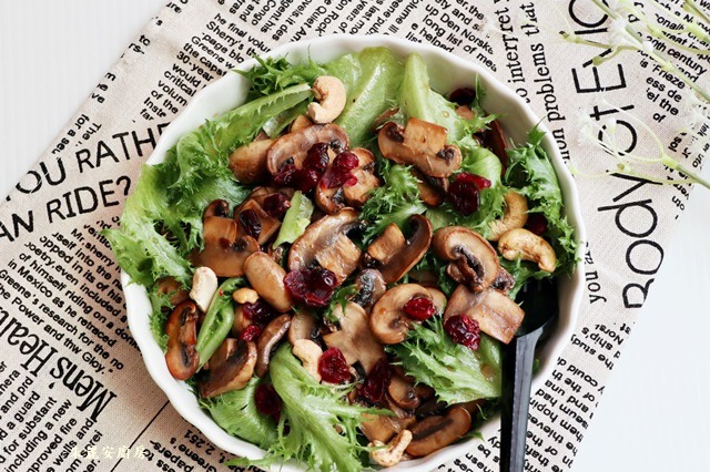 食譜/蘑菇沙拉 低卡料理健康吃 