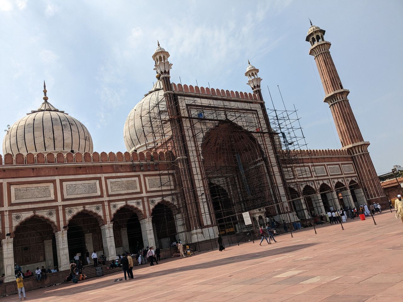 ▲ 印度最大的清真寺Jama Masjid