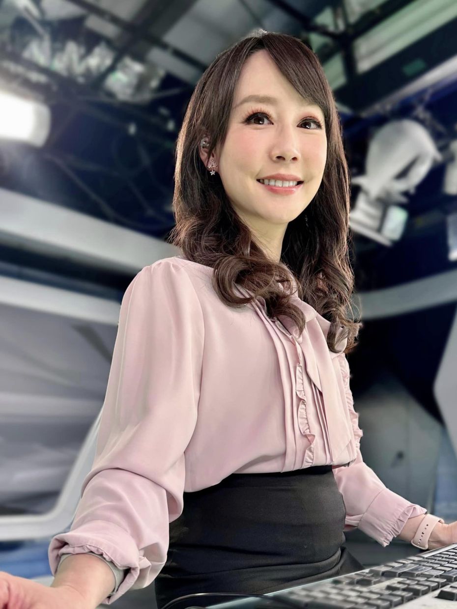 東森主播吳宇舒已經懷孕8個月。圖／摘自臉書