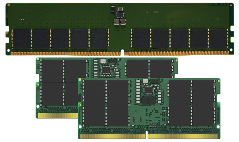 金士頓強化伺服器記憶體產品線，推出全新DDR5 5600MT/s、5200MT/s 高速選項。圖/金士頓提供