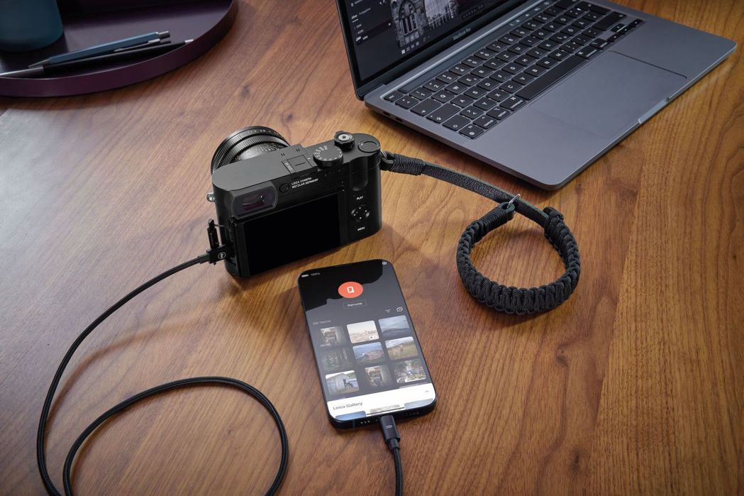 Leica Q3同時具備藍牙和Wi-Fi 2種連接方式。圖｜Leica