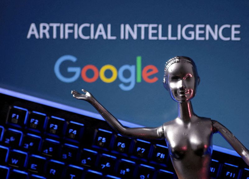 大型科技股如Google母公司Alphabet仗着人工智慧（AI）题材，今年涨势凌厉，分析师认为这档科技股进一步上涨空间仍大。图／路透(photo:UDN)
