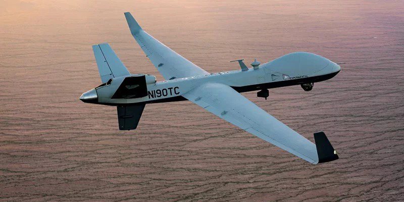 美國國防承造商預定2025年開始交付台灣四架MQ-9B「海上衛士」無人機。圖／取自General Atomics官網