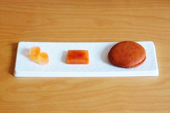 ▲來自日本各地，象徵6月杏桃季節的日式菓子。　圖：朝日酒造／來源