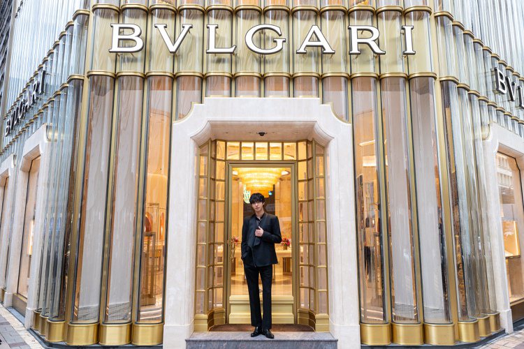 安孝燮出席BVLGARI香港北京道一號旗艦店開幕。圖／寶格麗提供