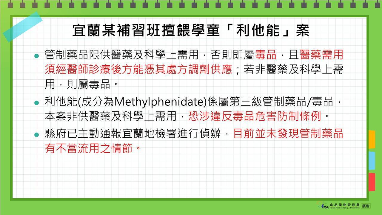 陳惠芳表示，地方衛生局截至昨日，稽查管制藥品6196家次，查獲154次違規，違規率2.49%。圖／食藥署提供