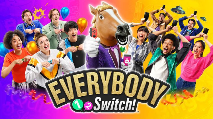 Switch多人派對遊戲《Everybody 1-2-Switch!》月底開賣，支援最多百人同樂。圖／摘自Nintendo官網