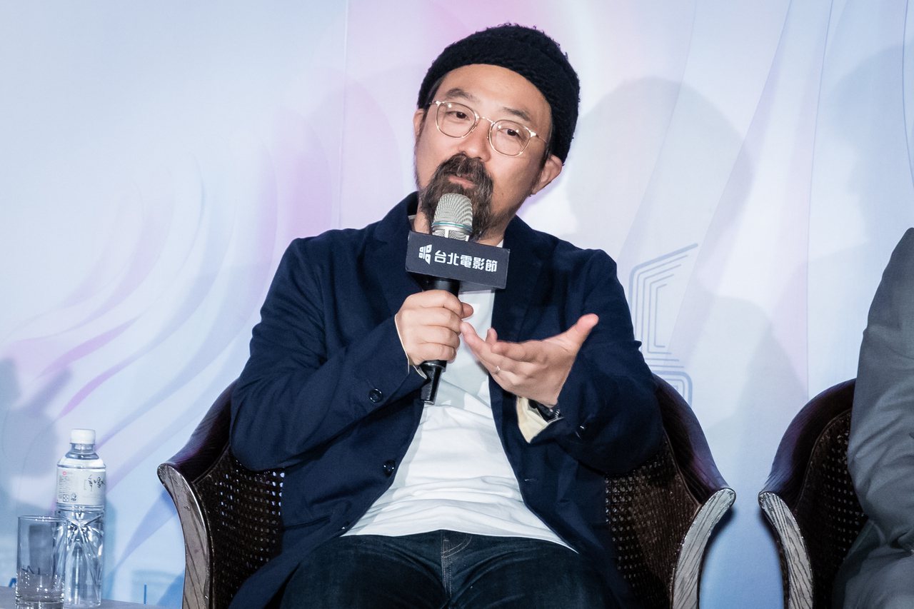 導演山下敦弘在記者會，分享拍攝《快一秒的他》的趣事。圖／台北電影節提供