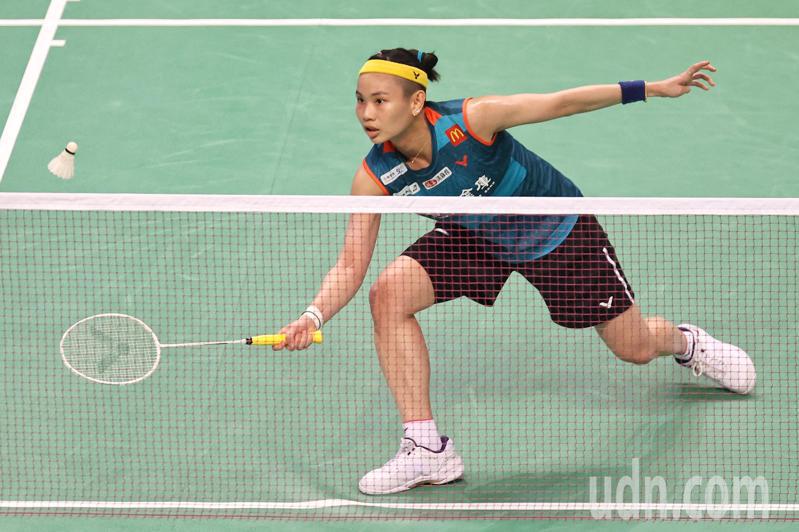 台北羽球公開賽下午進行女單冠軍賽，由我國「一姊」戴資穎奪冠。記者林伯東／攝影