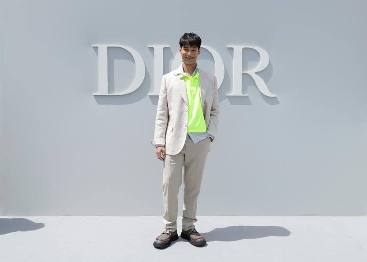 Dior品牌大使陳立波（Apo Nattawin）出席Dior 2024春夏男裝...