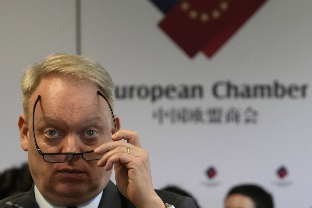 圖為中國歐盟商會主席彥辭。 圖／美聯社