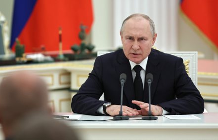 俄羅斯總統普亭27日對國防部和聯邦安全局等國家安全相關部會，發表談話。歐新社