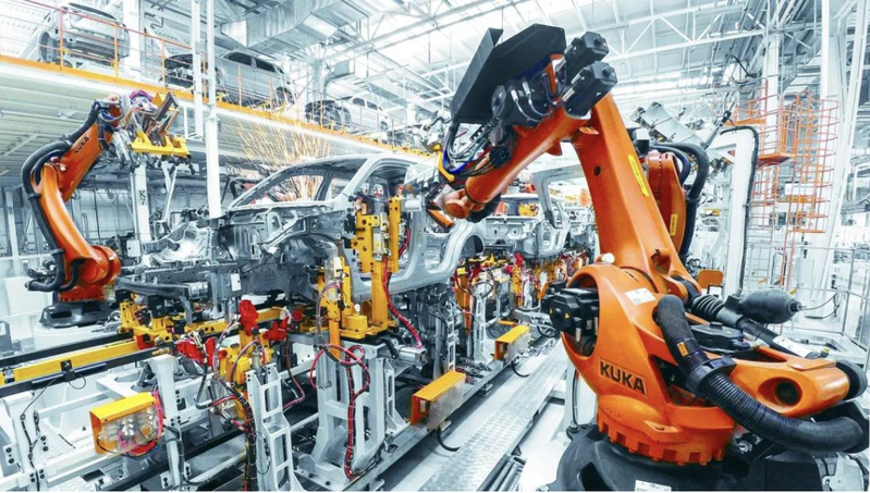 北京發展機械人產業，目標是2025年產業收入超300億元人民幣。（微博照片）