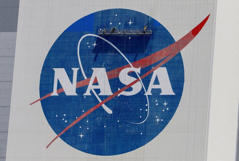 美國佛州的美國國家航空暨太空總署（NASA）標誌。路透