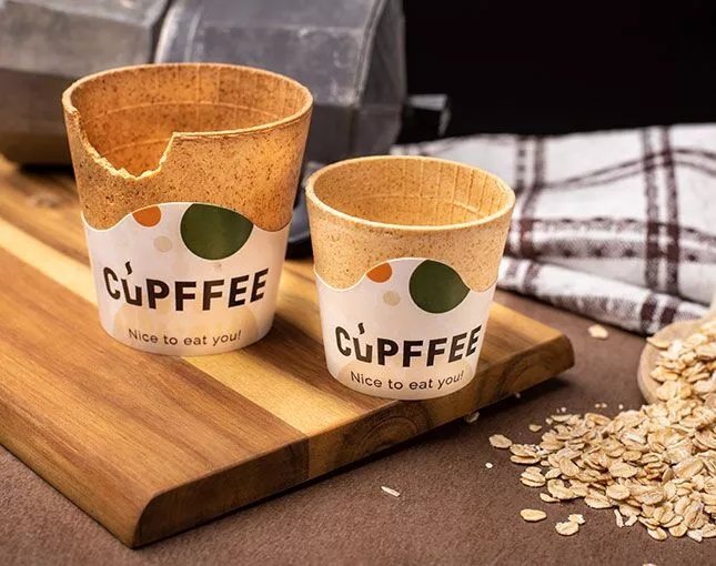 來自保加利亞的新創品牌「Cupffee」為落實解決外帶杯引發的環境問題，創作出符...