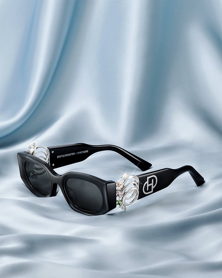 GENTLE MONSTER和法國首飾品牌D'heygere聯名系列太陽眼鏡。圖／GENTLE MONSTER提供