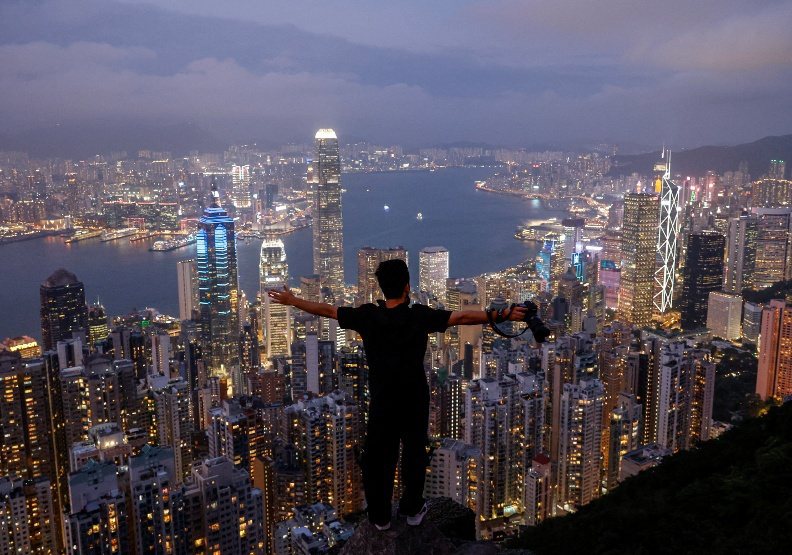 圖／香港熬過社會撕裂和人才出走的痛楚，在2023年第一季的經濟成長率交出不俗的成績。達志 達志