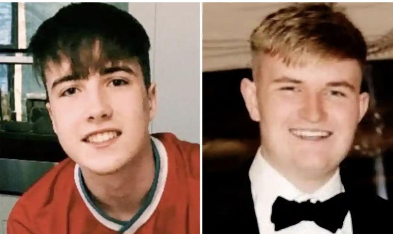 愛爾蘭2名18歲的學生奧唐納(左圖)和沃爾(右圖)在希臘小島上相隔數小時相繼身亡。圖／取自社群媒體