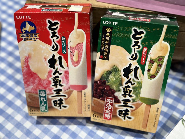 全聯異國風味新冰報到，獨家開賣「京都抹茶」、「金枕頭榴槤」雪糕冰棒。記者黃筱晴／攝影