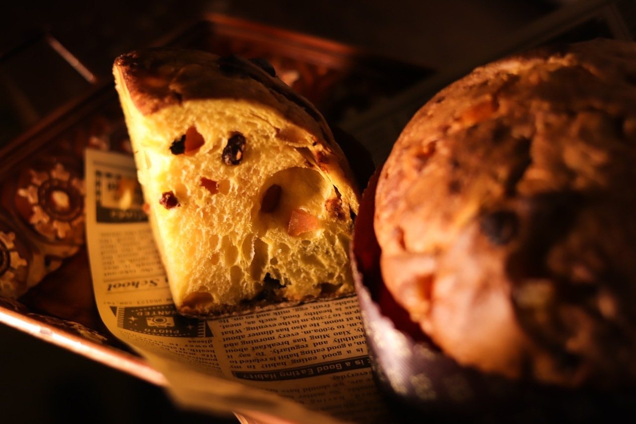 特製「Panettone義大利米蘭水果麵包」多變風味令人著迷。Eric Hsu攝