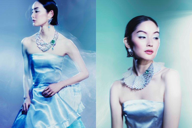 MIKIMOTO於巴黎高訂周期間發表全新Praise to the Sea頂級珠寶系列。圖／MIKIMOTO提供