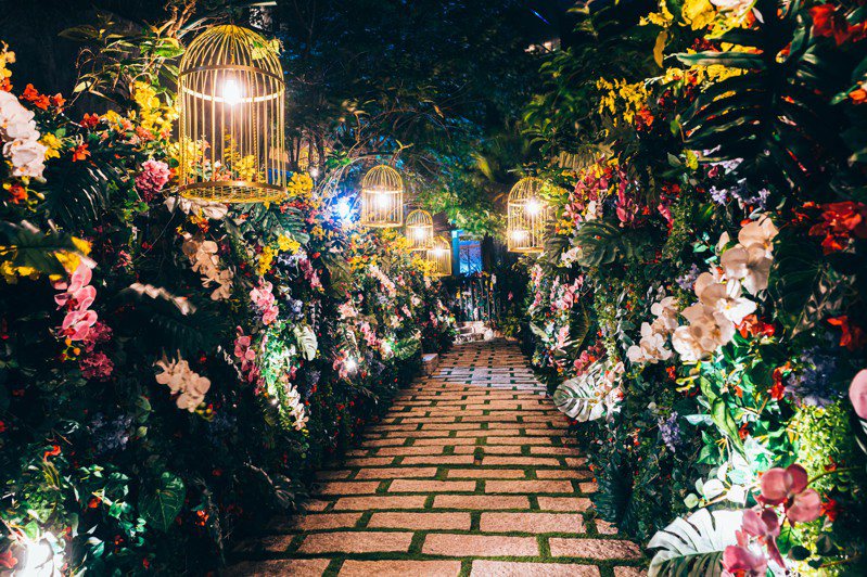 Finch Taipei以「城市中的隱世夢幻花園」為主題。圖／Finch Taipei提供。