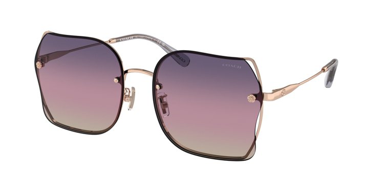 Coach春夏系列太陽眼鏡，5,350元。圖／Luxottica提供