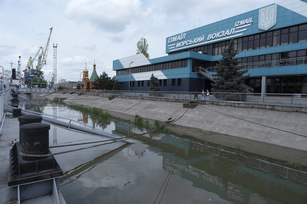 基輔切斷北克里米亞運河（North Crimean Canal）的水道，迫使克里米亞人轉向倚賴自家的水井和水庫，但這些水源正慢慢乾涸。圖為烏克蘭伊茲梅爾港，示意圖。 圖／美聯社