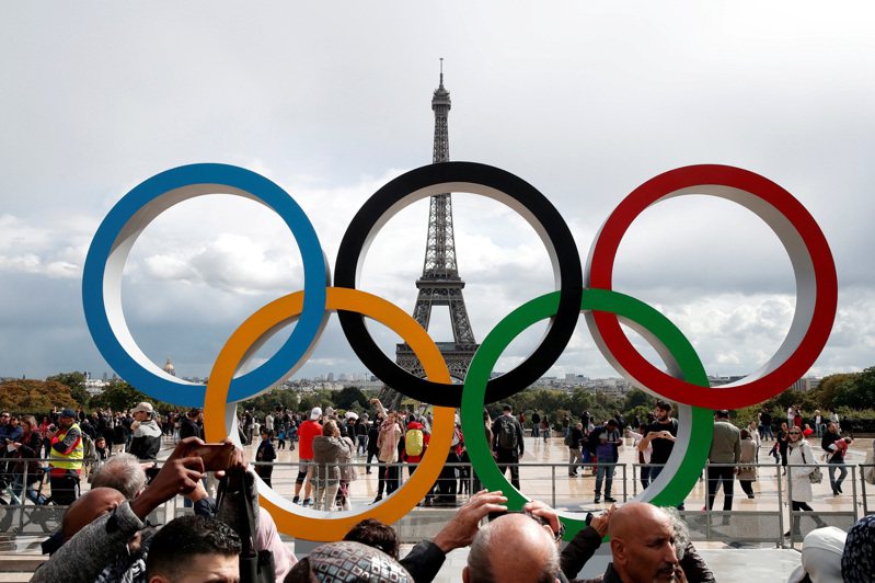 2024年巴黎夏季奧運示意圖。路透