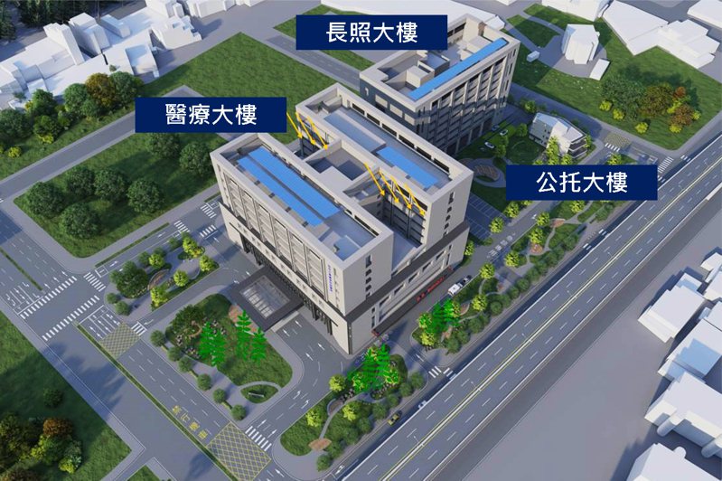 亞洲大學取得「豐富園區」地上權，將興建醫院、長照機構、及公托大樓，另設生技、健康產學中心，預計2028年完工。圖／亞洲大學提供
