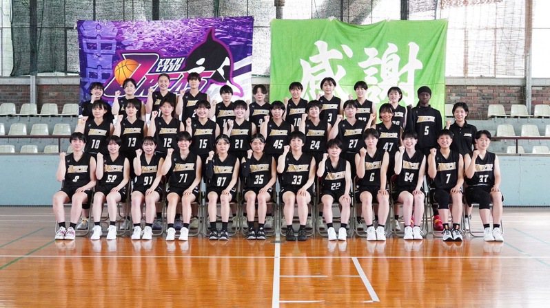 高知中央高校女子籃球隊將來台參與登峰造極籃球邀請賽。圖／中華文化教育暨體育交流促進會提供
