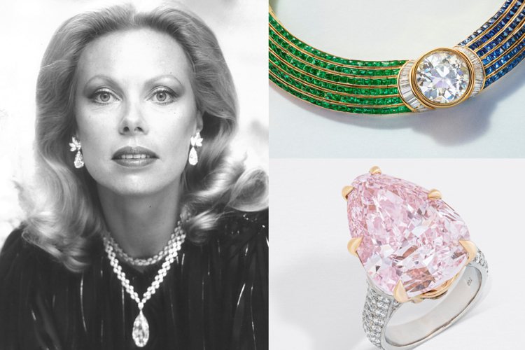 拍賣史上估價最高和規模最龐大的單一私人珠寶珍藏「海蒂霍頓珍藏」，成交總額高達2.02億美元，收益撥捐慈善。圖／佳士得提供