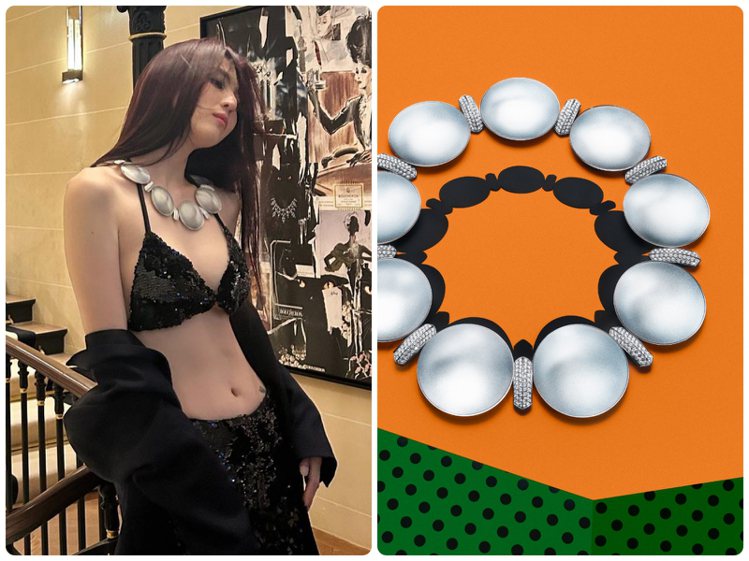 韓韶禧數小時前更在IG發表最新動態：以比基尼搭配高級珠寶項鍊，性感、閃耀，尺度全...