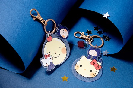 Hello KittyＸ幾米《月亮忘記了》限定造型悠遊卡（情境）。台灣三麗鷗公司提供