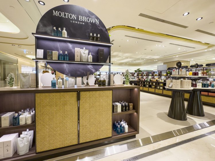 被稱為沐浴界愛馬仕的MOLTON BROWN，首度登台，專賣店開設於微風信義。圖／MOLTON BROWN提供