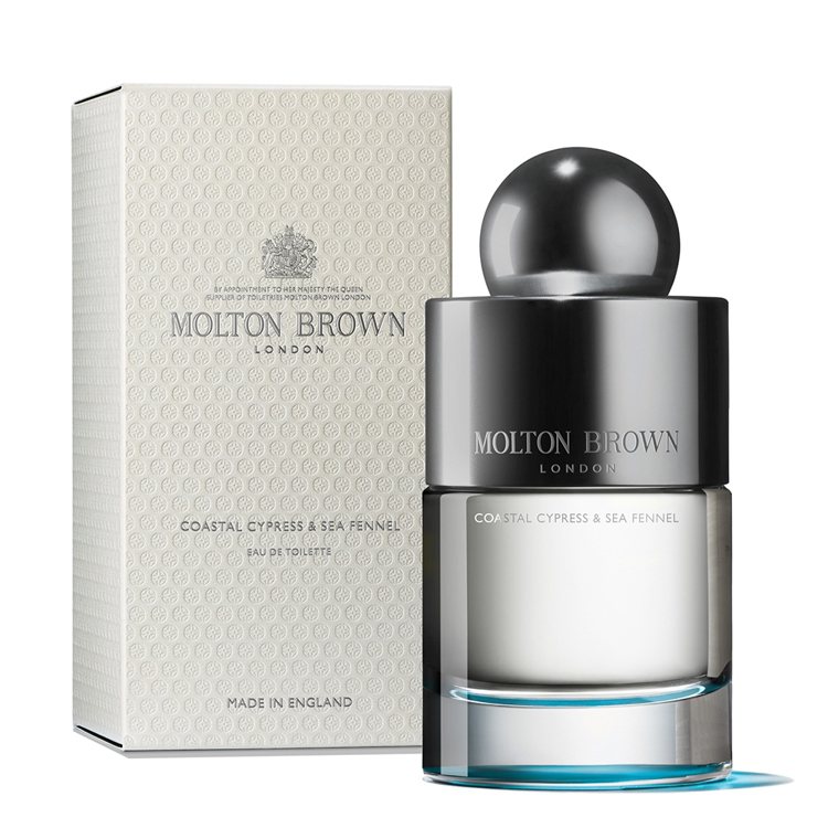 MOLTON BROWN藍岸絲柏淡香水／100ml／3,580元。圖／MOLTON BROWN提供