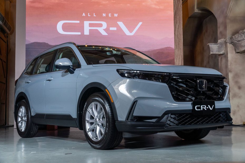 大改款Honda CR-V亮眼現身，預售價108萬起。 圖/Honda Taiwan提供