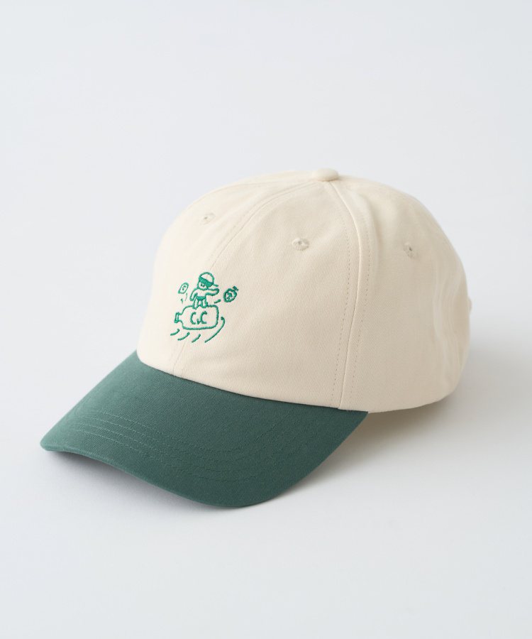 plain-me X C&C聯名拼色老帽，1,280元。圖／plain-me提供