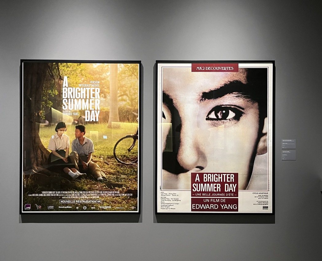 展場一隅，圖為《牯嶺街少年殺人事件》海報。 圖／Chris Chen提供