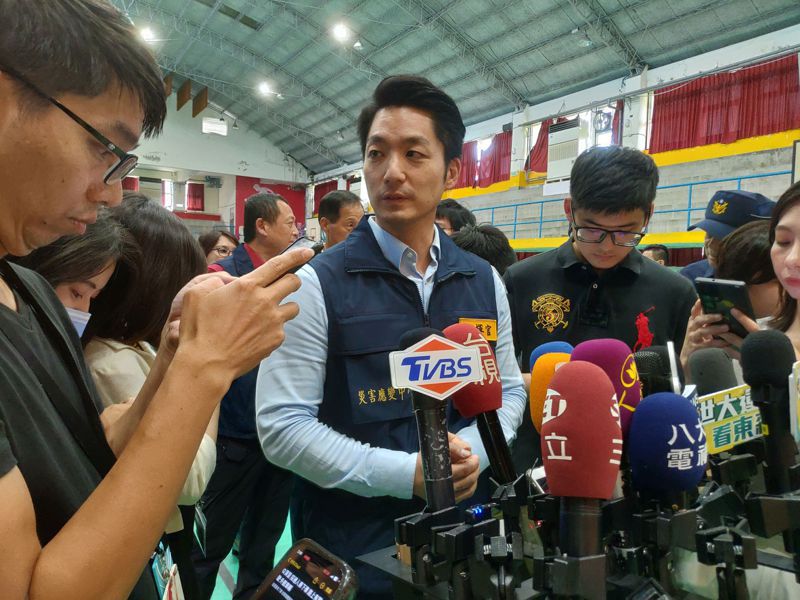 台北市長蔣萬安今天下午視察萬安演習後受訪。記者林麗玉／攝影