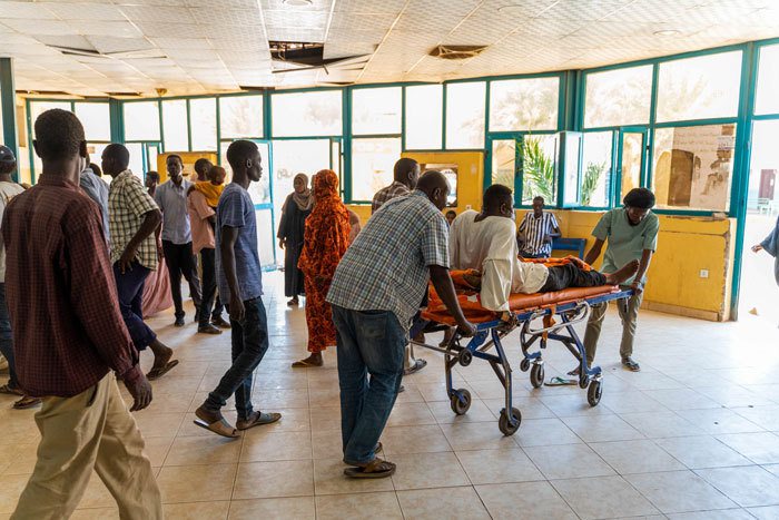 位於蘇丹首都喀土穆南部的巴沙爾(Bashair)醫院，是由無國界醫生支援醫療服務。圖／無國界醫生提供
