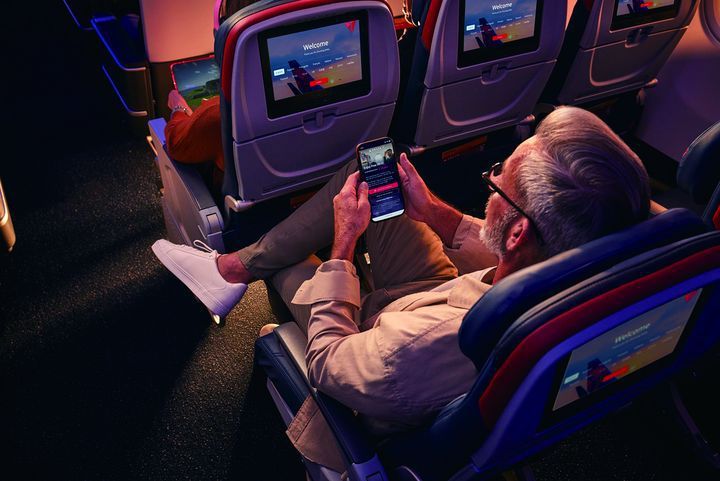 ▲達美航空是第一家提供美國國內航班免費高速 Wi-Fi 的美籍航空公司。　圖：達美航空／提供