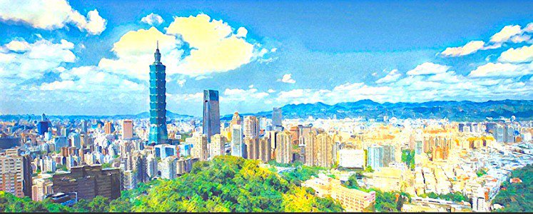今年台北101首度舉辦的印象台北國際繪畫比賽即日起開放線上報名，徵件至8/31止。圖／台北101提供