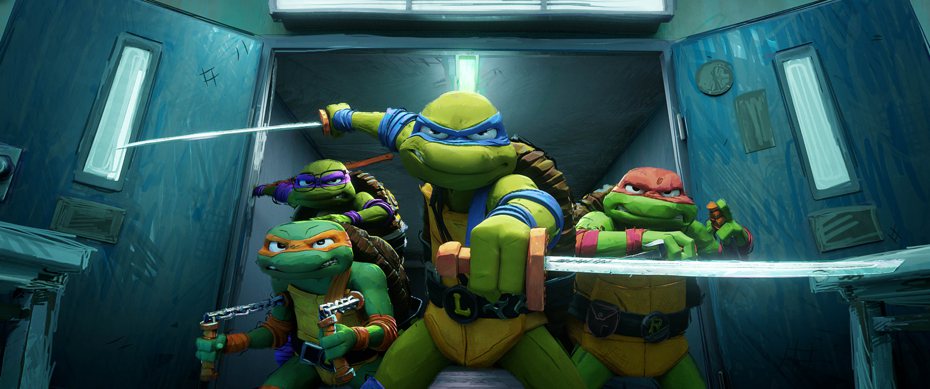 「忍者龜：變種大亂鬥」是新風格的「忍者龜」電影。圖／UIP提供
