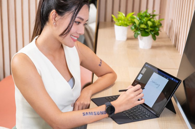 Samsung Galaxy Tab S9系列與知名筆記軟體GoodNotes獨家合作。圖／三星提供