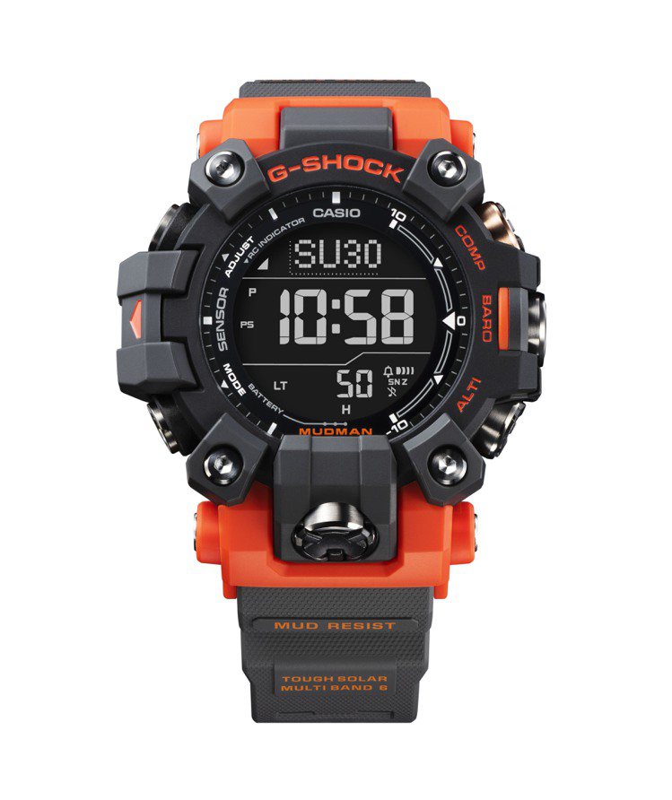 G-SHOCK Master of G MUDMAN系列GW-9500-1A4腕表，12,000元。圖／CASIO提供