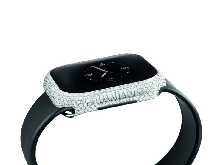 DAMIANI Metropolitan系列Apple Watch專屬外殼44毫米，29萬元。圖／Tiffany提供